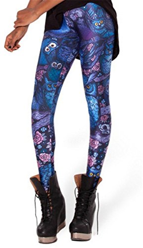 Ninimour Pantalones elásticos Hora Aventura 3d Digital Print Leggings (Talla única, SMKZ1317)