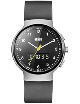 Braun Herren-Armbanduhr Analog - Digital Quarz Kautschuk - BN0159SLBKBKG