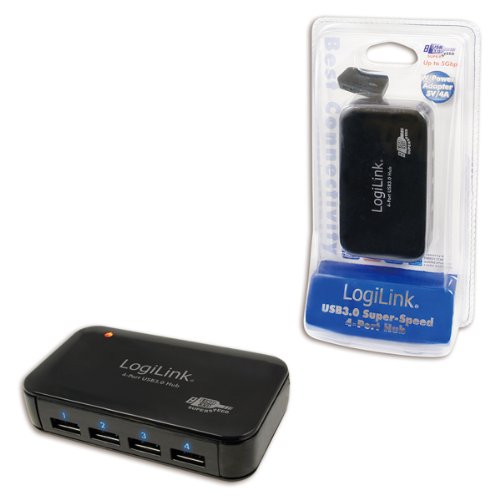 LogiLink 4-Port Hub USB 3.0 mit Netzteil - 2