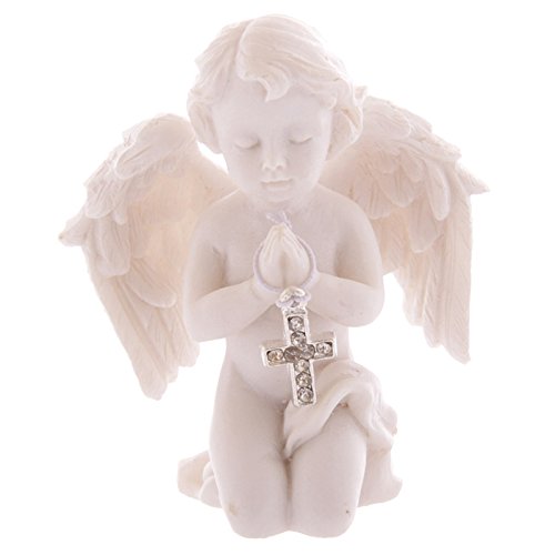 Beautiful Angel Engel betend mit Tuchhalter aus Kreuz Ornament Mütter Nana Oma Geschenk - 2