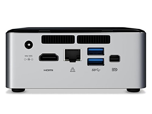 forceNUC | Intel-NUC6i3SYH | Intel Core i3-6100U | 8GB DDR4 | 128 GB SSD M.2 + 1TB HDD | Intel HD 520 Grafik | 7.1 Sound-Gigabit | LAN | Windows 10 Pro | Mini-PC | VESA-Monitor-Halterung - 3