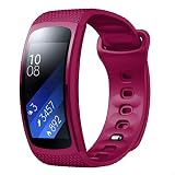 correa reloj 23mm ►Fácil de instalar y ajustar: no se requieren herramientas. El cierre ajustable está diseñado para que coincida con el tamaño de la pulsera Fit2 Pro para su ajuste ideal. Esto hace que sea conveniente configurar la cinta a un tamaño adecuado para usted