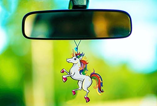 Shabby N Chic Luxury Gift - Unicorn Car Freshener Lavender - Gift for Women, Girl, Girlfriend, Ladies, Housewarming Party, Gym Locker, Home - Present for Valentines Day, Christmas, Xmas, Birthday