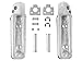 Tengchang Black Motorcycles Footrests Foot Pegs For Yamaha FZS1000 FAZER 1000 1998 99 00 01 02 2003 FZ6S 2004-2006 FJR1300 FZ400 FZ6R XJR400 XJR1200 XJR1300 XJ6