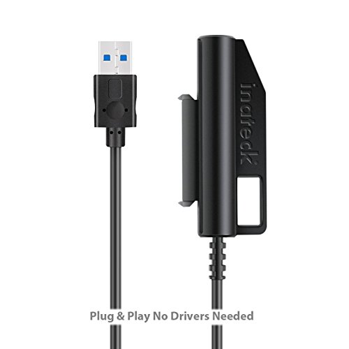 Inateck SATA zu USB Adapter Kabel mit UASP, USB 3.0 auf SATA III Konverter für 2,5″ SSD oder HDD, Adapter für SATA III Festplatte - 2