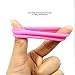 Seamless 8mm High Elastic Cotton stretch Hair Ties Bands Rope Ponytail Holders Headband Scrunchie Hair Accessories No Slipping Snagging Breaking or Stretching Ou (Mix Colors)