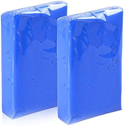 Car Clean Clay Bar, ATKKE 2 Pack Top Quality 6.3oz Auto Detailing Magic Wash Sludge Mud Remover Cleaner(Total 12.6oz)