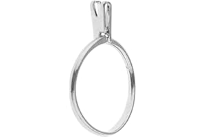 zalati Gem Ring Stone Holder Spring Prong Griffe Diamond Gemstone Display for Craft Jewelry Tool, Silver 3cm/ 1.2inch