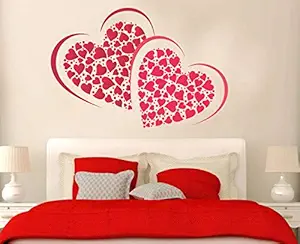 Grand Pixels PVC Vinyl There, Right Inside My Room, My Darling My Soul Bedroom Wall Sticker (75 cm X 50 cm, Multicolour)