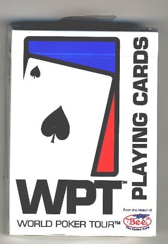 WPT World Poker Tour Playing Cards White Deck - Great for Poker or Blackjack by US Playing Cards