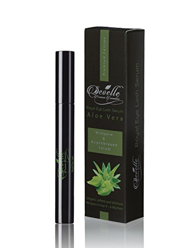 Wimpernserum & Augenbrauenserum mit ALOE VERA 4 ml. | Develle Royal Eye Lash Wimpern-Serum | Wimpern Activating Serum | Wimpernbooster | Wimpern Booster | Wimpernwachstums-Serum | Wimpernverlängerung - 7