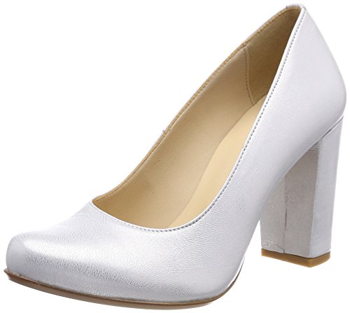 Pinto Di Blu Nightingale, Escarpins Bout fermé Femme, Argenté (Silver 36), 39 EU