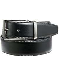 Cintura Uomo 100% Vera Pelle, Reversibile, Prodotto Artigianale 100% Made in Italy