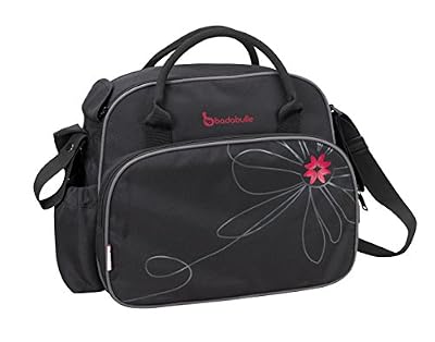 Badabulle Sac à Langer Vintage Maternité Noir Fuchsia