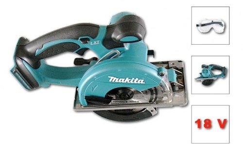 Makita BCS 550 18V Li-ion Akku-Metallsäge + 1x Makita BL1830 Akku + Schutzbrille + Makita Sägeblatt – ( ohne Ladegerät und ohne Koffer ) - 2