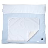 nordic coast Wickelauflage/Wickeltischauflage, 70 x 80 cm, mit abnehmbarem Bezug und Frottee Handtuch aus 100 % Baumwolle, gut waschbar