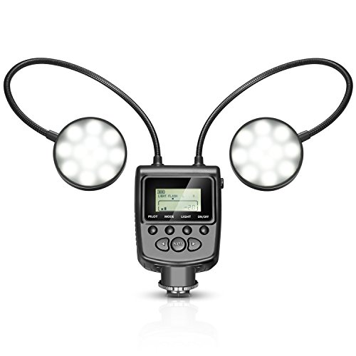 Neewer Flexible Versatile Deux Tube M tallique R glable LED Flash Anneau Flash Macro avec LCD Affichage pour Gros-plan Macro clairage Photographique Compatible avec Canon Nikon Sony et d Autres Standard DSLR avec Sabot reviews Neewer Flexible Versatile Deux Tube M tallique R glable LED Flash Anneau Flash Macro avec LCD Affichage pour Gros-plan Macro clairage Photographique Compatible avec Canon Nikon Sony et d Autres Standard DSLR avec Sabot