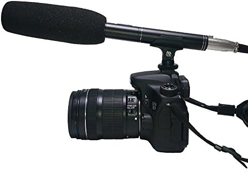 Professional Interview Conference Recording Microphone For Canon Nikon Sony DSLR Camera Camcorder 3.5mm 6.35mm Adaptor