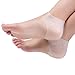 Produktbild Silikon Gel Ferse, weiß Atmungsaktiv Ferse Socke Foot Care Schmerzlinderung anti-cracking Kissen Pad verhindern Ferse Bone Blasen