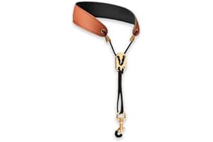 XUKZIMA 1 Pcs Correa Ajustable para Saxofón con Almohadilla Gruesa Ideal para Saxofón Soprano Tenor Alto y Barítono