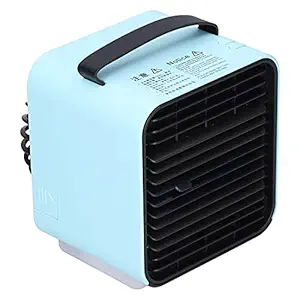 Cooling Desk Fan, Personal Air Cooler 3 Speed Wind Speed High Rotation Speed with Brushless Motor for Home Office for Dorm(Blue)