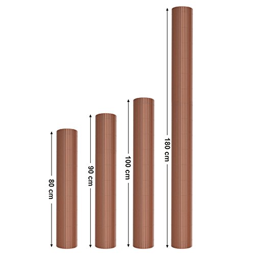 Songmics PVC Sichtschutzmatte 80 x 400 cm GPF084B - 5