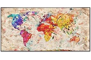 Klarstein Air Art Smart Stufa Elettrica Basso Consumo, Termoconvettore Elettrico da Parete 700W con Controllo IoT/WiFi App, Termosifone Elettrico a Muro, Pannello Radiante Infrarossi, Senza CO2