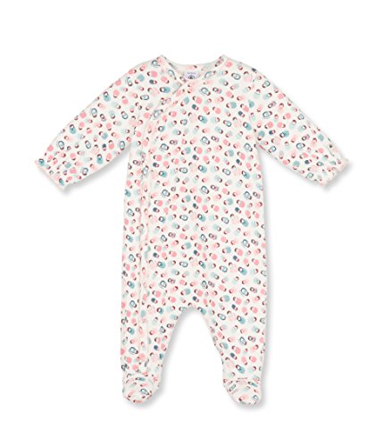 Petit Bateau Baby-Girls Salle Footies, Multicoloured (Lait/Multicoloured), 3-6 Months (Manufacturer Size:6 Months)