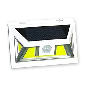 BLAPOXE Solar Lights Outdoor, Super Bright with COB Light Source LEDs, Motion Sensor Light, 2 Modes Wireless Solar Powered Wall Light with 270? Wide Angle