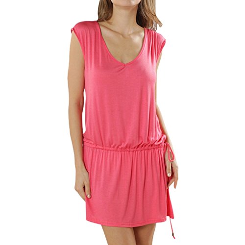 luckyemporia Women Beach Cover Dress Summer Holiday Cover up Kaftan Sarong Swimwear UK