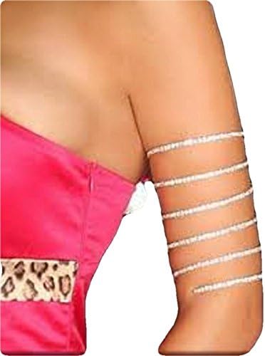 PRECIOUS RHINESTONE STRETCHY ARMLET BRACELET