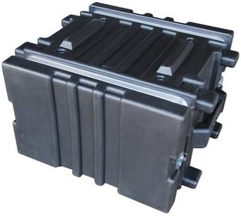 Boschma Roto Rackmount Flight Case 6U Black