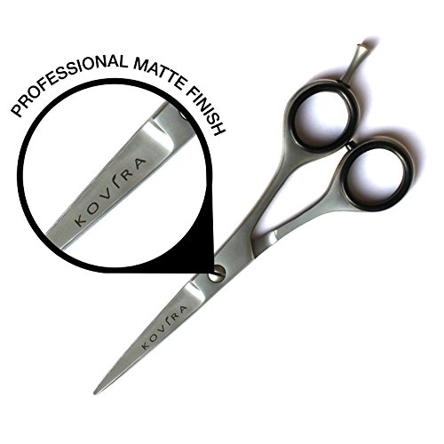 Kovira – Professionelle Frisörscheren Barbier Effilierschere Haare Schneiden & Ausdünnen/Volumen Scheren Set Gesamtlänge 16,5cm – Rasiermesserscharf Japanischer Stahl&Feineinstellung Spannungsschraube - 5