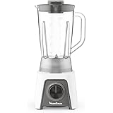 Moulinex Blendeo + Frullatore Elettrico, 450 W, 1.5 L, Tritatutto con 2 Velocità, Funzione Pulse e Tritaghiaccio, Blender Fru