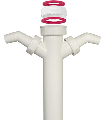 Sifone Amico 2 Vie 1'1/2 Per Lavelli Inox Con Attacco Lavastoviglie - Uscita ø40 Mm - Foto 12