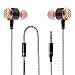 Produktbild Xian Ju Wired Kopfhörer, In-Ear Ohrhörer Metallisches Stereo Headset Earphones mit Ohrstöpseln, Noise Cancelling, Wasserdicht, für iPhone, Android Smartphones und MP3 Players usw