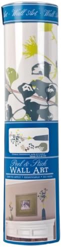DCWV Home Die Cuts With A View 2 Vase Flowers Multi Regular Peel & Stick Wall Art