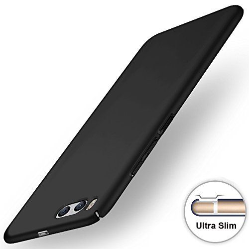 Negro Ultra-delgado Funda Case Cover y Protector de Pantalla Para Xiaomi Mi 6 Vooway   MS70361