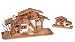 Produktbild Modellhaus 2 x Haus Holz 75cm und 27cm Krippe + Zubehör