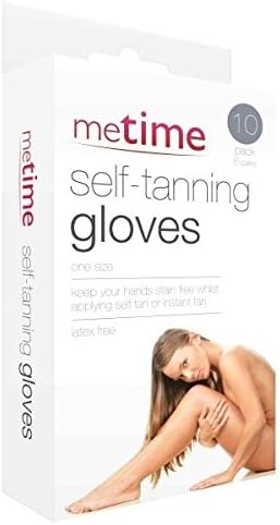 Me Time 10 Pack 5 X Pairs Self Tanning Gloves Stain Free Self Tan