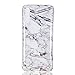 Produktbild CUagain Kompatibel mit Samsung Galaxy A70 2019 Hülle Silikon Marmor Lustig Muster Gummi Galaxy A70 Hüllen Handyhülle Cover Ultra Dünn Bumper Slim Handytasche Stoßfest Mädchen Damen,Weiß
