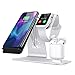 Produktbild Comesee 3 In 1 Wireless Ladegerät Telefon Und Für Iwatch Ständer Für Airpods Ladegerät Dock Telefon Desktop Tablet Halter Für Airpods,Silver