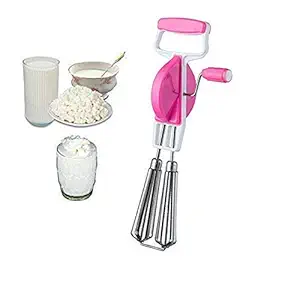 KESHAV Multipurpose All-in-One Mixer Stainless Steel Hand Blender/Useful for Egg & Cake Beater, Milk Shake,Lassi Butter Milk,Blender Mixer