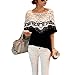 MK12 2015 The New Sweet Lace Hollow Bat sleeve Shirt long T-shirt (M, BLACK)