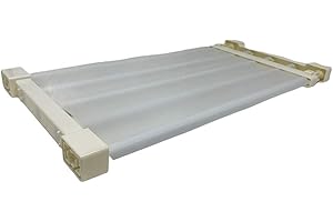 VET ITALY Vetrineinrete® Mensola estensibile per armadio mobile scaffale regolabile telescopico stand (DA 50 A 80 CM X 24 CM)