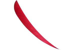 WEREWOLVES Plumes de flèche 3 "4" 5 "Plume de Dinde Flèche Fletches Plume Peltate Forme de Goutte de l'aile Droite aubes Naturelles pour flèches DIY