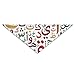 Produktbild Wfispiy Cute Colorful Letters PrintingDog Birthday Pet Bandana Collars for Dogs and Cats