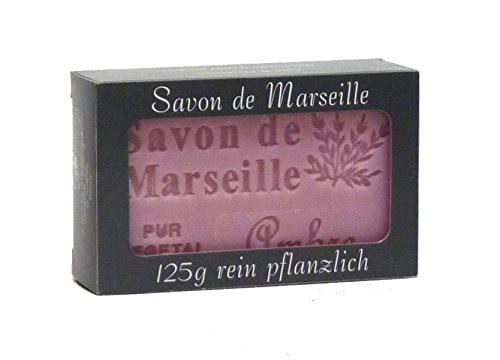 100% Naturseifen: Moschusseife & Amberseife & Zedernholzseife, 3-teiliges Seifenset (Savon de Marseille) - 3