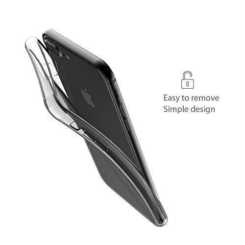 iphone 7 Plus Hülle, Elekin iphone 7 Plus Schutzhülle – [Anti-Kratzer] [Durchsichtige] für iphone 7 Plus Hülle Silikon - 4