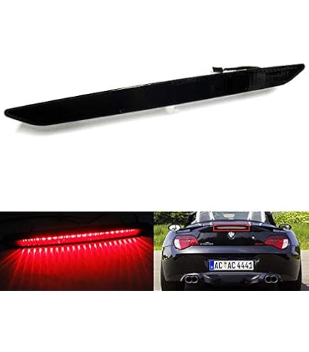 Feu Stop LED Arrière Pour BMW Z4 E85 (2002-2008) – Coque ABS Noir Fumé, Réf. OEM 63256917378 – Remplacement Direct